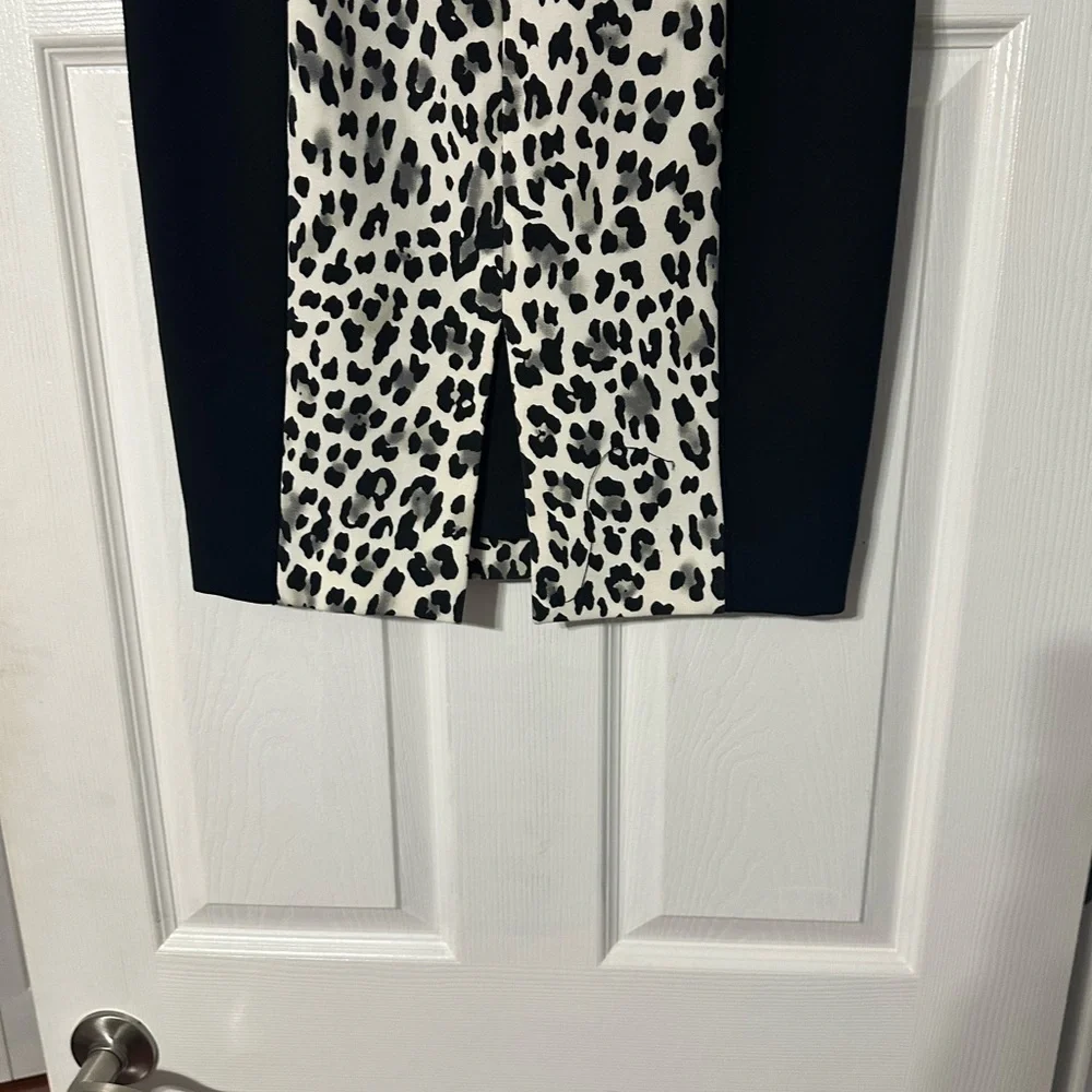 NWT White House Black Market Leopard Print Pencil Skirt - Picture 8 of 14